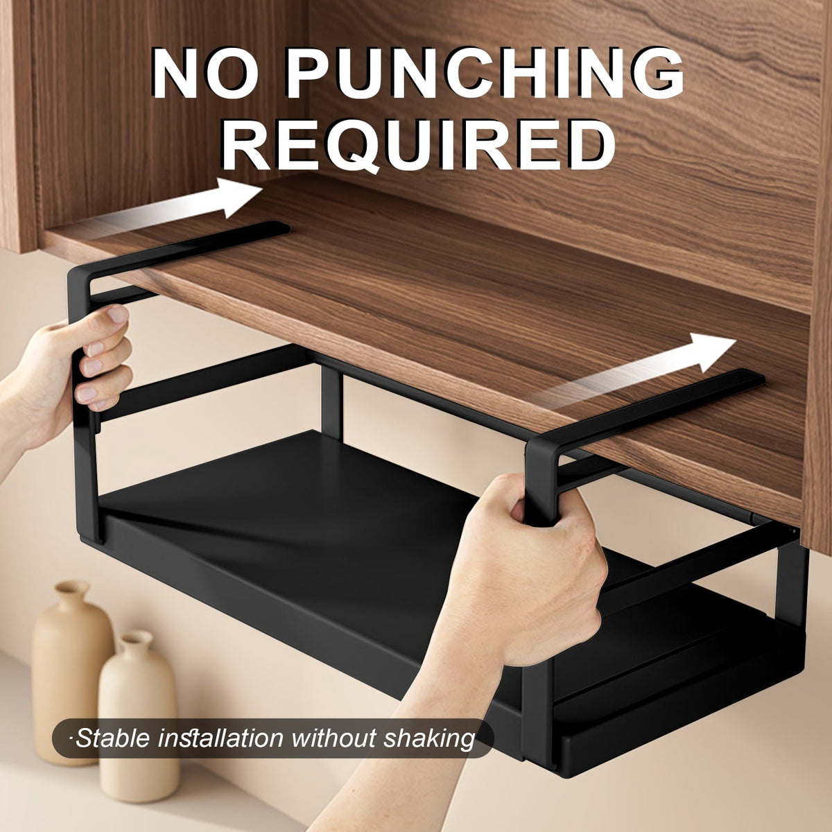 Under-Cabinet Telescopic Shelf Basket