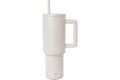 Simple Modern 40 oz Trek Tumbler with Handle and Straw Lid | Cup Holder Friendly Insulated Stainless Steel Travel Mug | Almon
