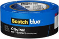ScotchBlue Original Multi-Surface Painters Tape, 2 Inch Wide (1.88 in. x 60 Yds), 1 Roll Blue Paint Tape Protects Surfaces &