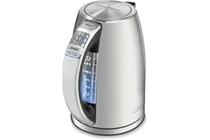 Cuisinart PerfecTemp 1.7-Liter Electric Kettle, Cordless Electric Tea Kettle, 1500W for Fast Heat-Up, 6 Preset Temperatures