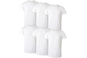 Hanes Men's Undershirt Packs, Stay-Tucked Soft Cotton Undershirts, Best Undershirts for Men, White/Black/Asstd Multipacks
