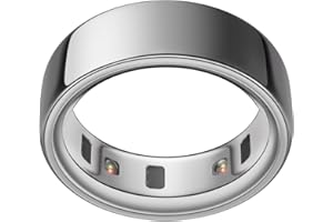 Oura Ring 4 - Silver - Size 8 - Sleep, Activity, Women’s Health, AI Advisor, Up to 8 Days of Battery Life, Size Before You Bu