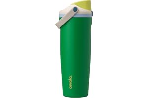 Owala FreeSip Sway Insulated Stainless Steel Water Bottle with Two-Way Spout, Built-In Straw and Bucket Handle, Made for Trav