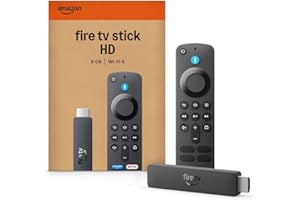 Fire TV Stick HD (newest model), free & live TV, Alexa Voice Remote, powered by the TV, effortless setup, find shows f