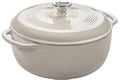 Lodge Essential Enamel Cast Iron Dutch Oven 6 Quarts - Perfect for Bread Baking, Braising, Marinating & Slow Cooking, Feature