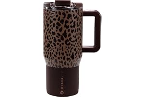 HydroJug Coffee Traveler 20 oz - Leak-Resistant, Ceramic-Lined Insulated Travel Coffee Mug for Hot or Cold Drinks with Flip L