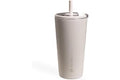 HydroJug Everyday Tumbler 20 oz – Ceramic-Lined Insulated Tumbler with Straw and Soft-Touch Lid, Cup Holder Friendly, Double