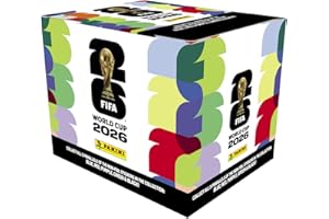 2026 Panini FIFA World Cup Sticker Collection Box – 50 Sticker Packs | Exclusive Orange Parallel | Official FIFA World