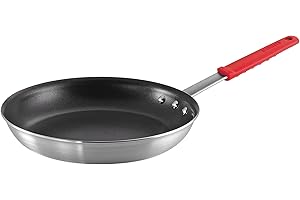 Tramontina Professional 12-Inch Non Stick Large Frying Pan, Heavy-Gauge Aluminum Skillet with Reinforced Nonstick Coating, Re