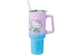 Silver Buffalo Sanrio Hello Kitty and Friends Featuring My Melody, Kuromi, Pompompurin Rainbow Ombre Double Walled Stainless