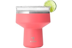 REDUCE Saltini 16 oz Cocktail Tumbler - Insulated Margarita Tumbler with Lid - Keeps Drinks Cold for 10 Hours - 360 Sippable