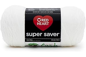RED HEART Super Saver Yarn, White