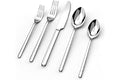 KINGSTONE Silverware Set, 20 Piece Flatware Cutlery Set for 4, 18/10 Stainless Steel Silverware Mirror Polished Dishwasher Sa