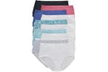 Hanes Women's Underwear Pack, 10-Pack, Full-Coverage Cotton Blend Panties, Moisture-Wicking Underwear for Women