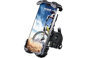 Lamicall Bike Phone Holder, Motorcycle Mount - Motorcycle Phone Holder, Handlebar Cell Phone Clamp, E-Bike Scooter Phone Clip
