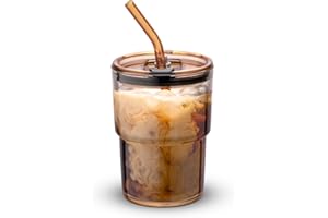 BLUEPOLAR 13oz/400ml Tumbler Water Glass, Cups with Straw and Lid Sealed Carry on for Coffee, Iced Tea, Thick Wall Insulated