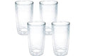 Tervis Clear & Colorful Tabletop Made in USA Double Walled Insulated Tumbler Travel Cup Keeps Drinks Cold & Hot, 16oz - 4pk