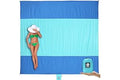 WEKAPO Beach Blanket Sandproof Waterproof, Extra Large Beach Mat, Oversized & Compact Sand Free, Quick Drying Beach Essential