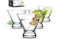 LUNA & MANTHA Martini Glasses, Martini Cocktail Glasses for Margarita, Manhattan, Cosmopolitan, Espresso, Home Bar, Evening P