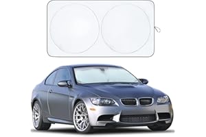 EcoNour Car Windshield Sunshade | Blocks 99% Heat & Keeps Interior Cool | Universal Fits Cars, SUVs, Trucks | Automotive Sun - 3