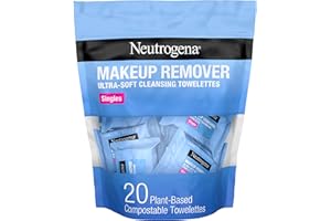 Neutrogena Makeup Remover Towelettes for Face with Micellar Water Daily Alcohol-Free Gently Removes Oil Dirt and Waterproof M