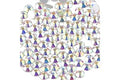 Beadsland 1440pcs Flat Back Crystal Rhinestones Round Gems for Nail Art and Craft Glue Fix, CrystalAB, SS20, 4.6-4.8mm