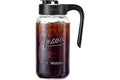 Spreccio Mason Jar Pitcher - Airtight & Leakproof Glass Pitcher with Lid, Perfect for Breastmilk, Cold Brew, and Sun Tea, 2 Q