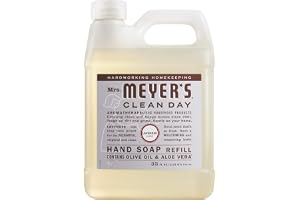 MRS. MEYER'S CLEAN DAY Hand Soap Refill, Lavender Scent, 33 Fl Oz Bottle