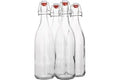 AYL Flip Top Glass Bottle [1 Liter / 33 fl. oz.] [Pack of 4] – Swing Brewing Bottle with Stopper for Beverages, Oil, Vinegar