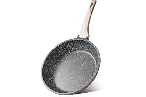 CAROTE Nonstick Frying Pan Skillet,Non Stick Granite Fry Pan Egg Pan Omelet Pans, Stone Cookware Chef's Pan, PFOA Free,Induct - 4