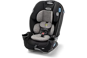 Graco Slimfit 3-in-1 Convertible Car Seat, Slim Car Seat with Space-Saving Design, Highback Booster Seat with 10-Position Hea