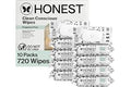 The Honest Company Baby Wipes for Sensitive Skin, Hypoallergenic, Fragrance-Free, Multi-Use, Pattern Play Design, 720 Count (