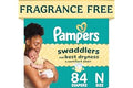Pampers Swaddlers Diapers, Size 0 (up to 10 lbs), 84 Count, Hypoallergenic, Absorbent, Keeps Baby Dry and Comfortable, Skin S