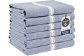 Lane Linen Kitchen Towel Set, 6 Pack 100% Cotton Hand Towels for Kitchen, Dish Towels for Drying Dishes, Lint Free, 14"x25"