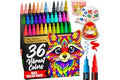 ARTISTRO 36 Acrylic Paint Markers - Paint Pens for Drawing - For Fabric, Rock, Glass, Wood, Molds - Arts & Crafts Gift for Ad