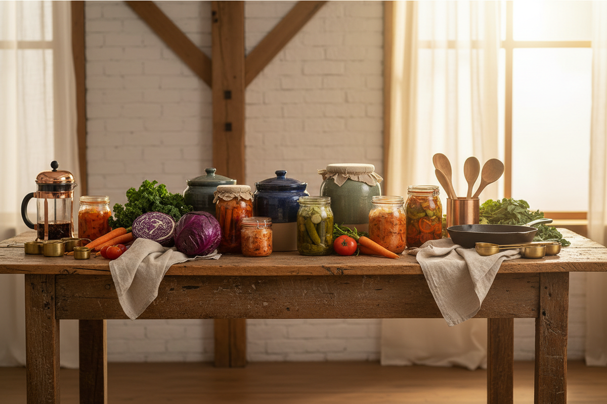 Rustic Kitchen Hero
