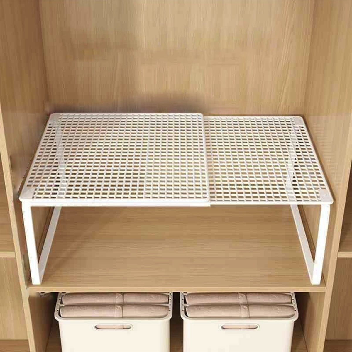 Expandable Metal Shelf Rack, Up to 24.4 in